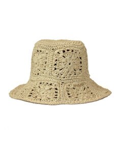 ATRENA 花柄細網みハット