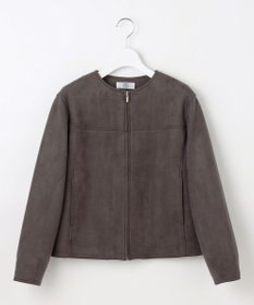 J.PRESS LADIES L スウェードダンボール ブルゾン