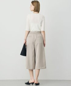 ICB L 【先行予約】 リネンブレンドシアー クルーネックリブニット