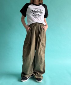 WEGO 【ウエストゴム】イージーカーゴパンツ