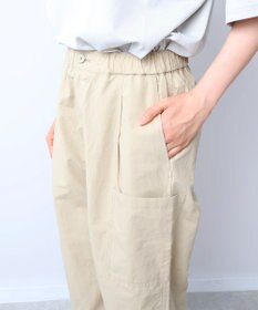WHITE MAILS 【ユニセックス/軽量】COTTON PAPER  POPLIN DRAWSTRING ミリタリーパンツ