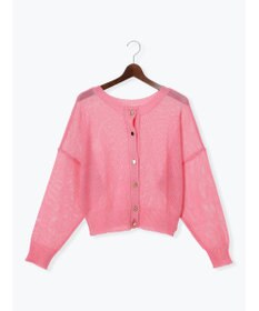 Te chichi 【WEB限定カラーあり】ペーパータッチヤーン2wayメッシュニット