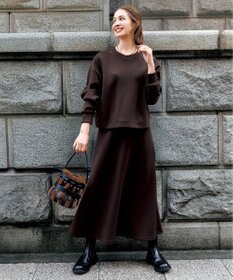 UNFILO L 【2WAY】BEAUTY FORM JERSEY ハーフZIP プルオーバー