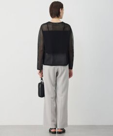 ICB L パネルパターンメッシュ ニットプルオーバー