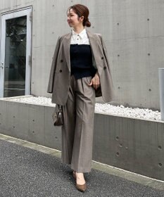 UNFILO L ボリュームスリーブ クロップドシャツ