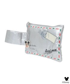 earth music&ecology 【予約】Disney/ミッキーチャーム付きレターモチーフポーチ