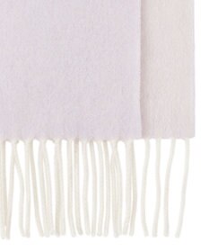 MOONBAT FURLA カシミヤ100%リバーシブルプチマフラー/幅20cm