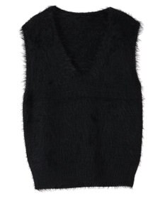 Green Parks ・Ｐｅｔｉｔ　Ｆｌｅｕｒ　シャギーニットベスト