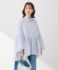 Green Parks ・ＥＬＥＮＣＡＲＥ　ＤＵＥ　ストライプシャツチュニック