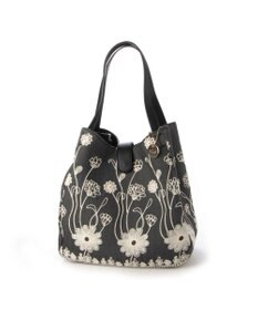 UNBILLION cachecache 花刺繍トートバッグL