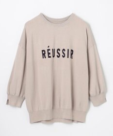 ANY インターシャロゴニットプルオーバー