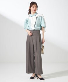 ANY SIS 【洗える】ペタルスリーブ シャツ