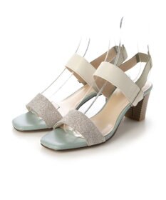 Riz raffinee <Riz raffinee>金具付きスクエアトゥサンダル