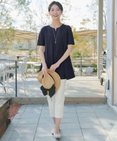 Tiaclasse 【おのののかさん着用 】「冷凛（ひやりん）」カノコバックフレアカットソー