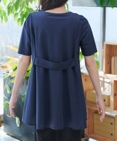 Tiaclasse 【おのののかさん着用 】「冷凛（ひやりん）」カノコバックフレアカットソー