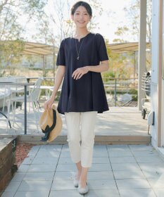 Tiaclasse 【おのののかさん着用 】「冷凛（ひやりん）」カノコバックフレアカットソー