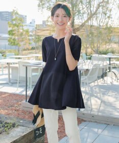 Tiaclasse 【おのののかさん着用 】「冷凛（ひやりん）」カノコバックフレアカットソー