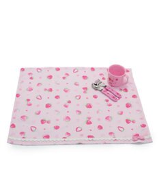 Mother garden マザーガーデン 野いちご ランチマット 《スケッチ柄》  50×40cm