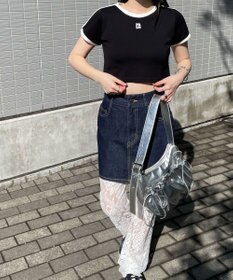 WEGO ラインデザインちびT