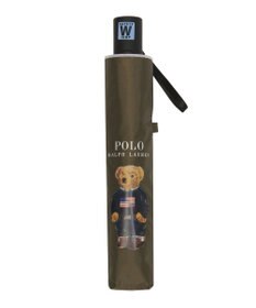 MOONBAT 【自動開閉】POLO RALPH LAUREN 遮光 晴雨兼用 折りたたみ日傘 無地 ポロベア