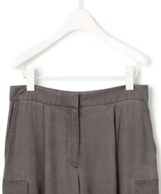 ICB L 【洗える】 キュプラピグメントクロス カーゴパンツ