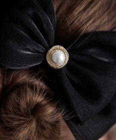 Tiaclasse オーガンジーリボンバレッタ