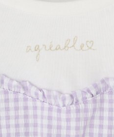 ANY KIDS サッカー ギンガム ワンピース