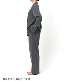 une nana cool 【綿100%】60/1 シルケットスムース 長袖開襟 MADE WITH LIBERTY FABRIC