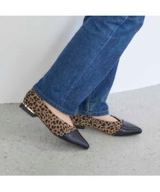 MODE ET JACOMO <noyau>ポインテッドトゥコンビデザインパンプス