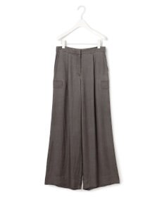 ICB L 【洗える】 キュプラピグメントクロス カーゴパンツ