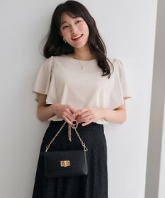 ANY SIS 【洗える】フリルスリーブ カットソー