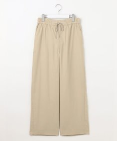 自由区 S 【カタログ掲載・洗える】フルダルスパンマイクロピーチワイドストレート パンツ