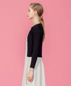 TOCCA 【洗える】SILK RIB CARDIGAN カーディガン