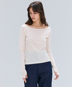 BEIGE， 【洗える・BAILA 10月号掲載】MARINO / 2WAYリブコンパクトカーディガン