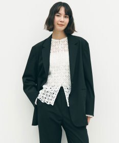 UNFILO 【前後着用可能】ラッセルレース 2WAYプルオーバー