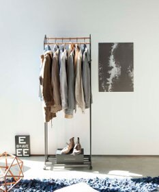 tower ハンガーラック タワー キャスター付き ブラック