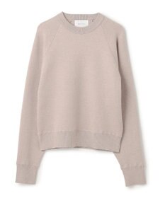 BEIGE， 【洗える】TAFT / コットンカシミヤスウェットニットトップス
