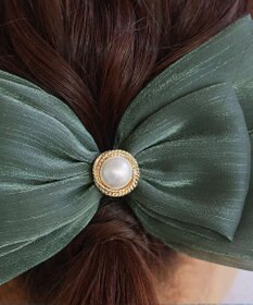 Tiaclasse オーガンジーリボンバレッタ