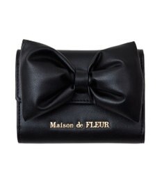 Maison de FLEUR ボリュームリボンウォレット