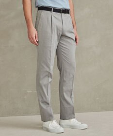 GOTAIRIKU 仕事で着られる綿パン【吸水速乾/ストレッチ/折り目加工】クールマックスコットンパンツ_1タック(25年モデル)