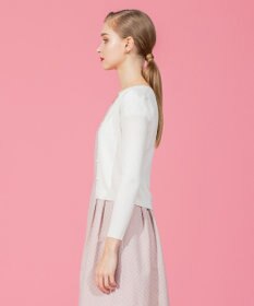 TOCCA 【洗える】SILK RIB CARDIGAN カーディガン