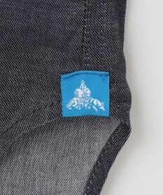 SHARE PARK LADIES 【UVカット・撥水・ストレッチ】イージーデニムノーカラーシャツ