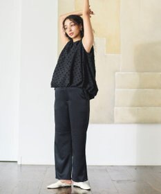 #Newans ジャガードドットバルーンブラウス