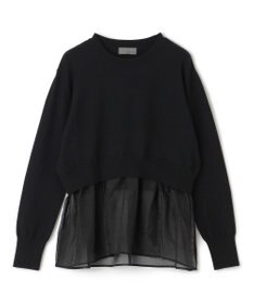 uncrave ウール ナイロン ペプラム ニット（uncrave STANDARD）