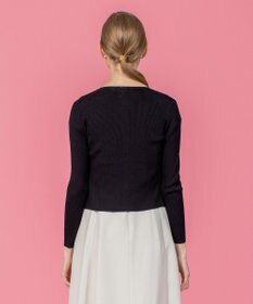 TOCCA 【洗える】SILK RIB CARDIGAN カーディガン