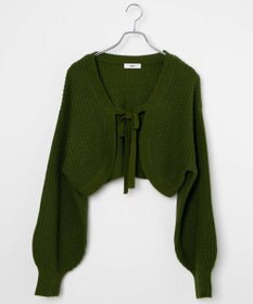 WEGO リボンニットボレロ