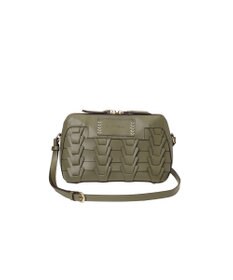 LA BAGAGERIE 【veganview】v piece mesh shoulder bag