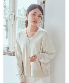 earth music&ecology ＶネックＺＩＰカーディガン