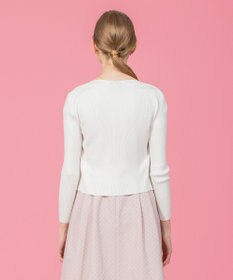 TOCCA 【洗える】SILK RIB CARDIGAN カーディガン