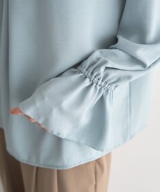 YECCA VECCA タックデザインブラウス